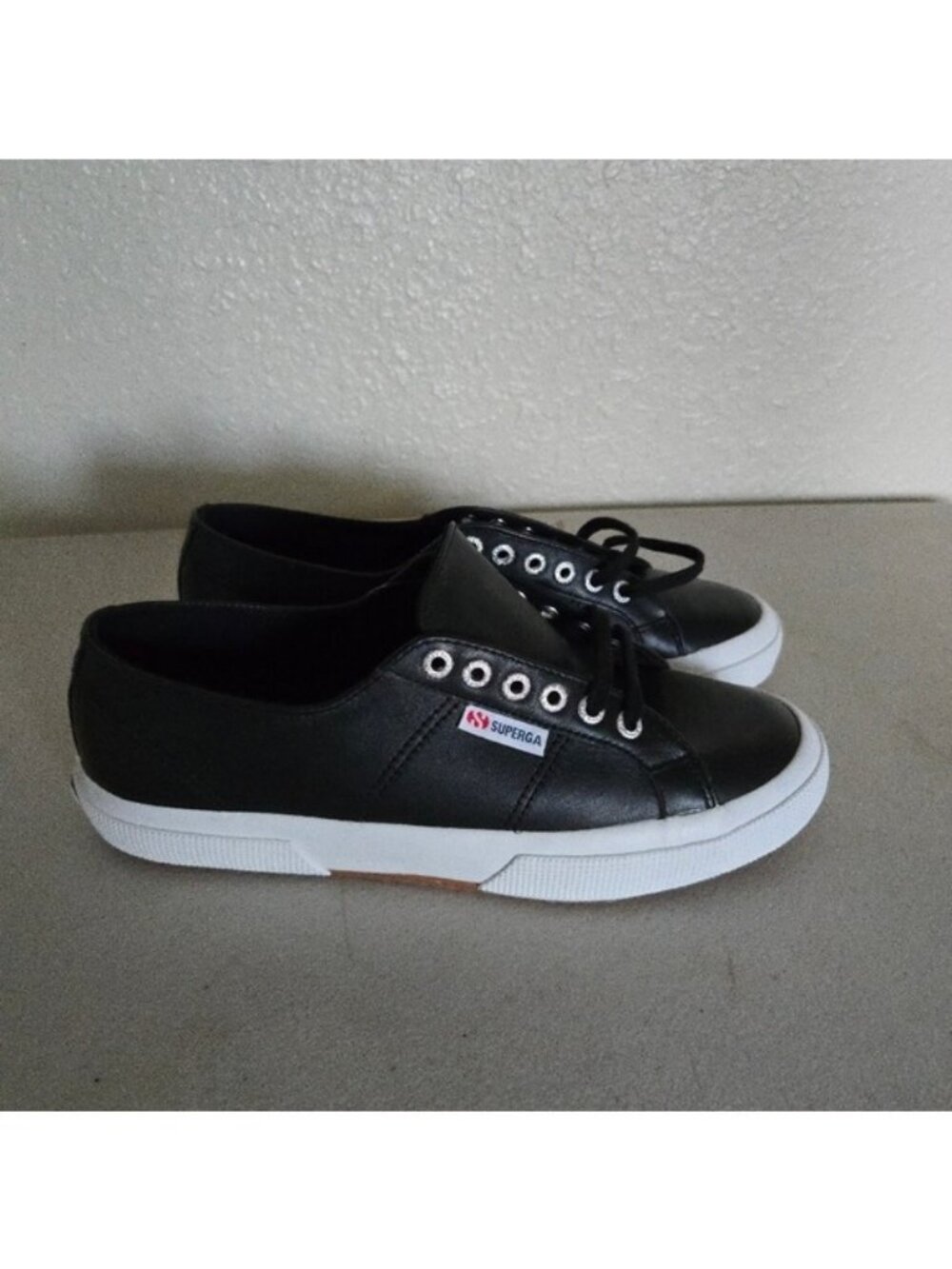 Superga 2750 Nappa Leather Classic Sneaker Women Size 10 New 082025 - Picture 2 of 9